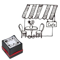 ファインカラースタンパー　大人かわいいスタンプ 11.カフェ