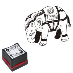 ファインカラースタンパー　大人かわいいスタンプ 15.ゾウ