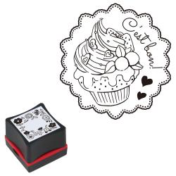 ファインカラースタンパー　大人かわいいスタンプ 20.おいしい