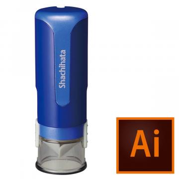 シャチハタ キャップレス9【データ入稿】 ブルー