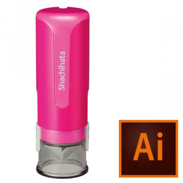 シャチハタ キャップレス9【データ入稿】 ピンク