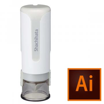 シャチハタ キャップレス9【データ入稿】 ホワイト