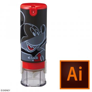 シャチハタ キャップレス9【データ入稿】/ディズニー ミッキー