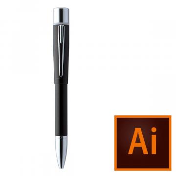 ネームペン プリモ 化粧箱付き【データ入稿】 ブラック