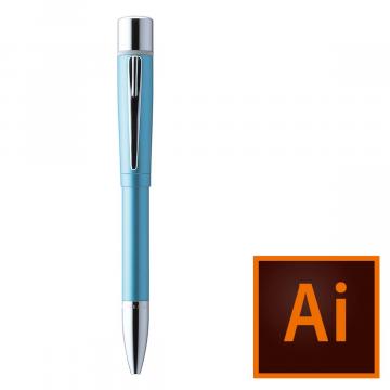 ネームペン プリモ 化粧箱付き【データ入稿】 パールブルー