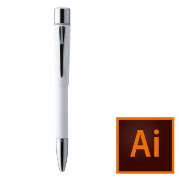 ネームペン プリモ 化粧箱付き【データ入稿】 ホワイト