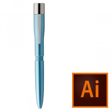 ネームペン トリノ 化粧箱付き【データ入稿】 ペールブルー