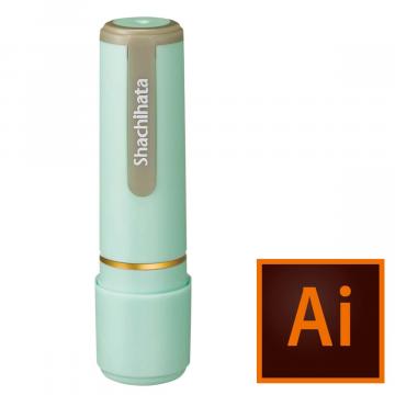 シャチハタ ネーム9【データ入稿】 ペールグリーン