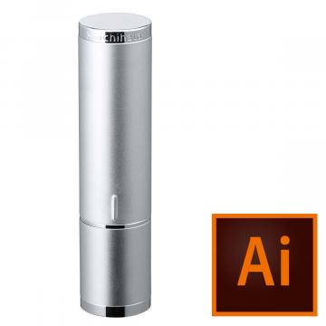 シャチハタ ネーム9 Vivo【データ入稿】 マットシルバー