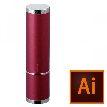 シャチハタ ネーム9 Vivo【データ入稿】 メタリックレッド