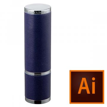 シャチハタ ネーム9Vivo Leather Selection【データ入稿】 ブルー