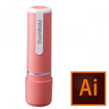 シャチハタ ネーム9 【データ入稿】 創業95周年記念カラー 薄紅