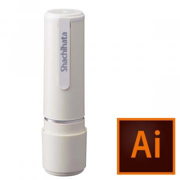 シャチハタ ネーム9 【データ入稿】 創業95周年記念カラー 灰白