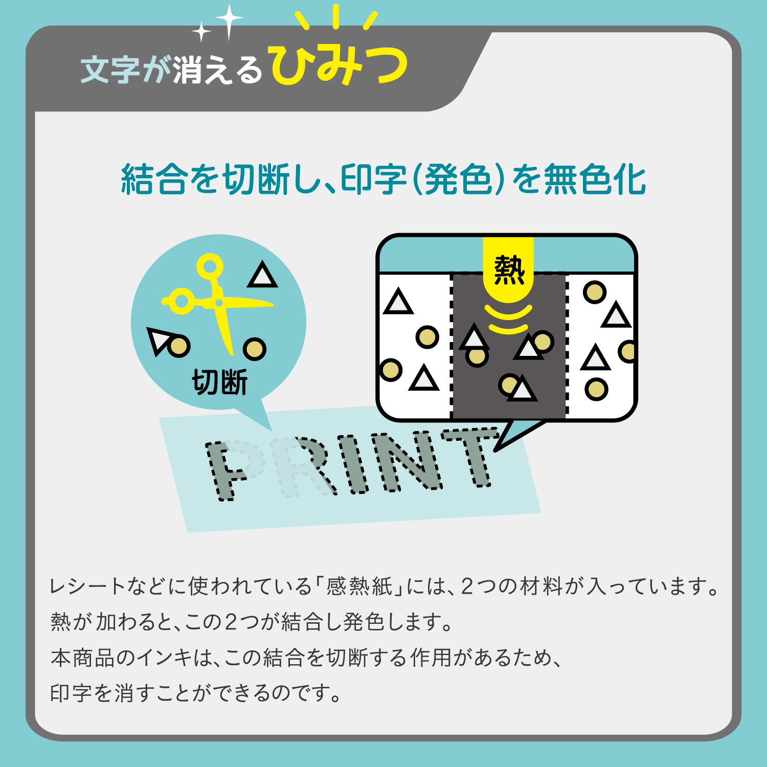 感熱紙専用 字消しペン　ラベケシ　角4_6