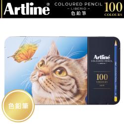 Artline 色鉛筆 LIBERIO (鉛筆削り付き) 100色セット