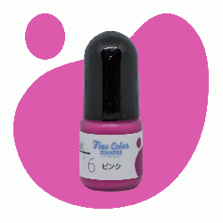 ファインカラースタンパー用補充インク5CC 16:ピンク