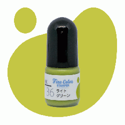 ファインカラースタンパー用補充インク5CC 36:ライトグリーン