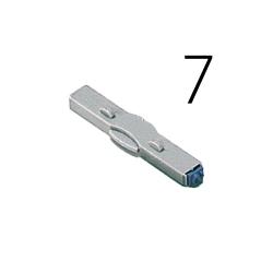 柄付ゴム印 連結式 数字 ゴシック体　初号　単品 柄付ゴム印連結式単品　数字ゴシック体初号　7