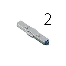 柄付ゴム印 連結式 数字 ゴシック体　4号　単品 柄付ゴム印連結式単品　数字ゴシック体4号　2