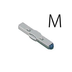 柄付ゴム印 連結式 アルファベット 明朝体　5号　単品 柄付ゴム印連結式単品　英字　明朝体　5号　M