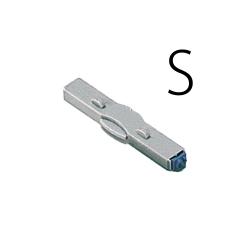 柄付ゴム印 連結式 アルファベット 明朝体　5号　単品 柄付ゴム印連結式単品　英字　明朝体　5号　S