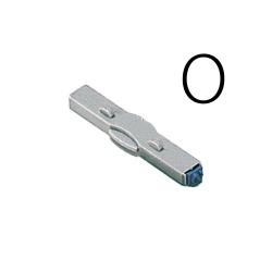 柄付ゴム印 連結式 アルファベット 明朝体　4号　単品 柄付ゴム印連結式単品　英字　明朝体　4号　O