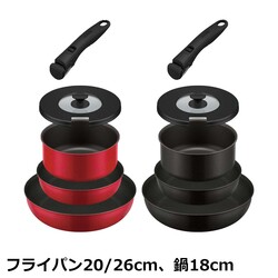 サーモス THERMOS 取っ手のとれるフライパン5点セットAB