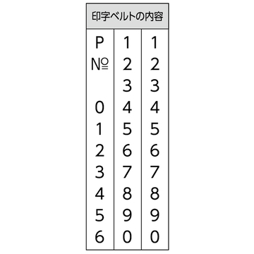 ページナンバースタンプ 2号 ゴシック体_3