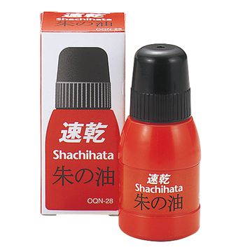 速乾シヤチハタ朱の油 28ml_1