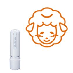 シャチハタ ネーム9 別製 ポジネガ反転印 ホワイトホワイト
