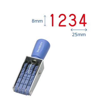 欧文4連 ゴシック体 1号