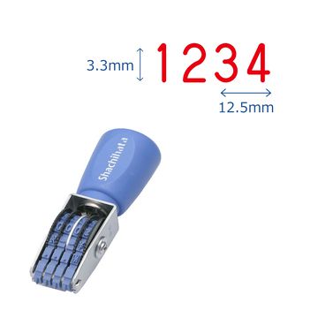 欧文4連 ゴシック体 5号