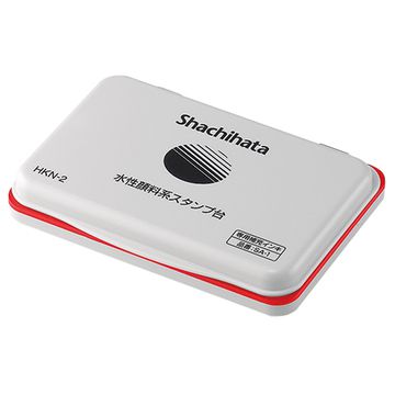 水性顔料系スタンプ台 中形 赤