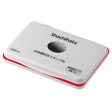 水性顔料系スタンプ台 大形 赤