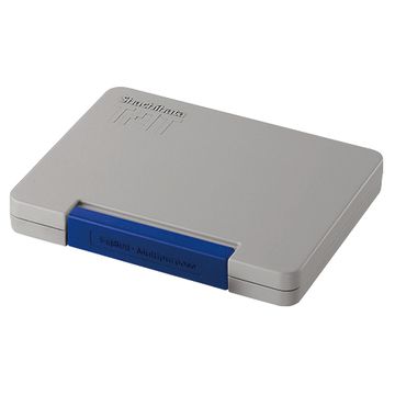 【旧品番】強着スタンプ台 タート 多目的用 大形 藍色