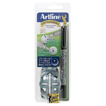 ゴルフマスターマーカー 黒