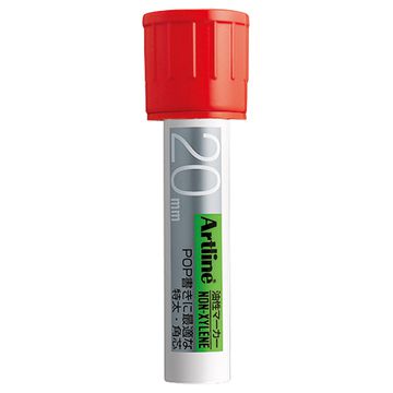 油性マーカー 角20 赤