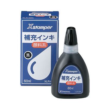 Xstamper(Xスタンパー)全般 顔料系補充インキ 60ml 黒