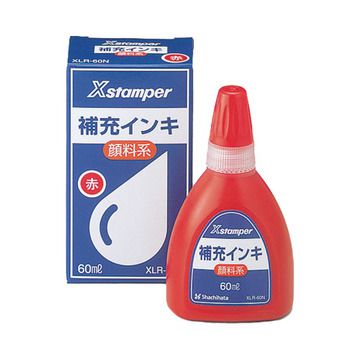 Xstamper(Xスタンパー)全般 顔料系補充インキ 60ml 赤