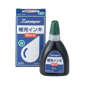 Xstamper(Xスタンパー)全般 顔料系補充インキ 60ml 緑