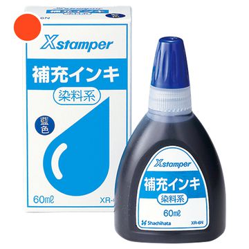 Xstamper(Xスタンパー)全般 染料系補充インキ 60ml 朱色