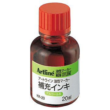 油性マーカー 補充インキ 赤