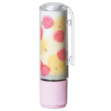 シャチハタ ネーム9 着せ替えパーツ クリップホルダー&キャップ 水彩柄ペールピンク