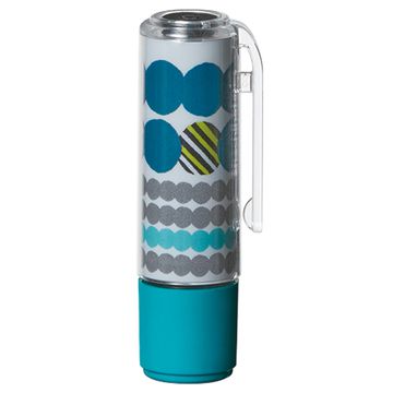 シャチハタ ネーム9 着せ替えパーツ クリップホルダー&キャップ シンプル柄ブルーグリーン