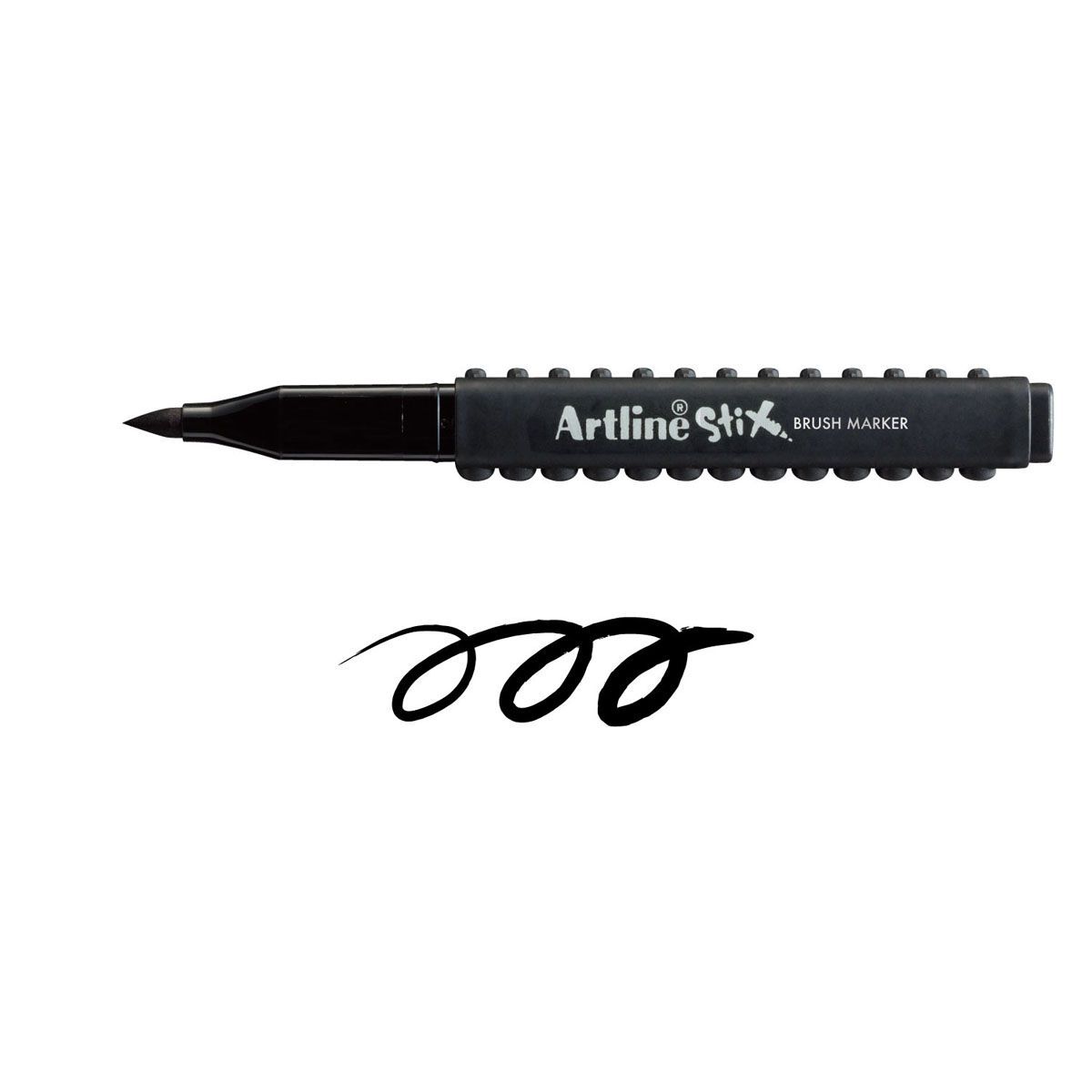 Artline アートライン StiXブラッシュマーカー ブラック