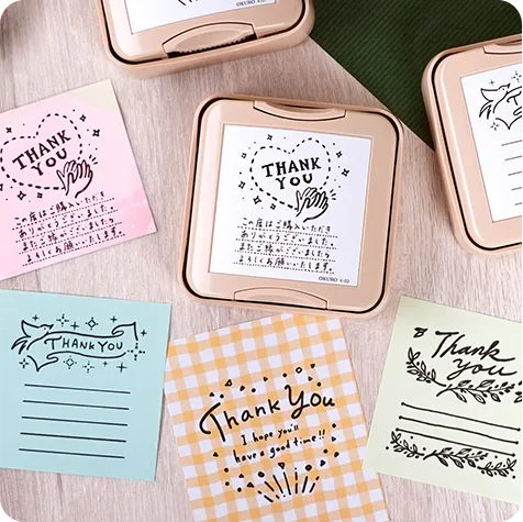 OKURO(オクロ)Lサイズのメッセージスタンプ使用シーン