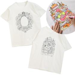 オリジナル塗り絵Tシャツ