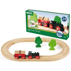 BRIO ブリオ 小さな森の基本レールセット 全18ピース 電車 木製 レール 正規輸入品