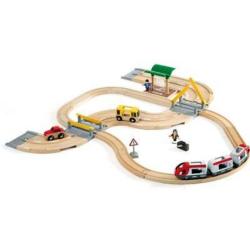 BRIO ブリオ WORLD レール&ロードトラベルセット 全33ピース レール 正規輸入品