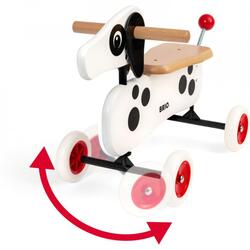 BRIO ブリオ ライドオンダッチー 白犬 対象年齢 1歳 木製 知育玩具 正規輸入品_3